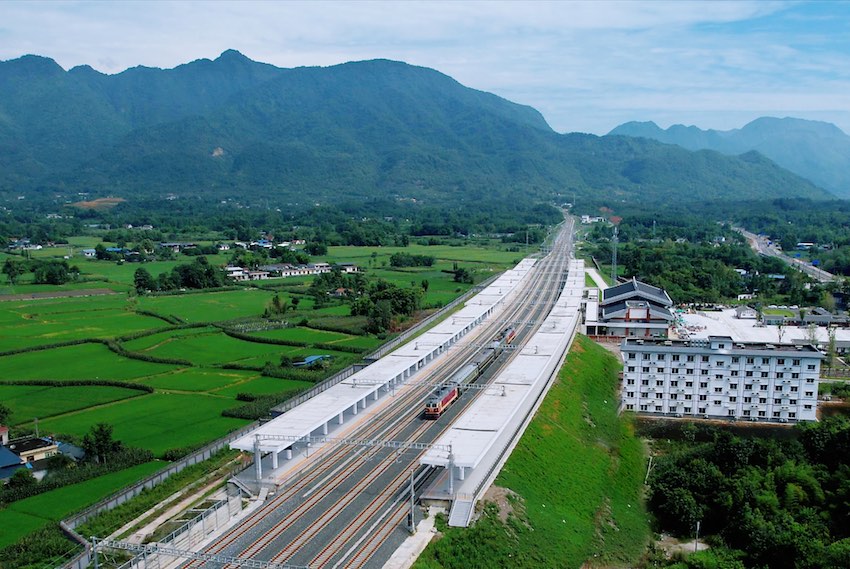 新建鐵路線啟動(dòng)聯(lián)調(diào)聯(lián)試，意味著距離開通運(yùn)營(yíng)再進(jìn)一步。成蘭公司供圖